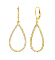 Jewelmi Custom 14k Yellow Gold Diamond Earrings