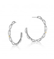 Tacori Sterling Silver The Ivy Lane Hoop Earring - SE198