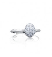 Tacori Sterling Silver Sonoma Mist Diamond Men's Ring - SR189