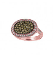 Jewelmi Custom 14k Rose Gold Diamond Ring