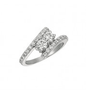 Jewelmi Custom 14k White Gold Diamond Ring