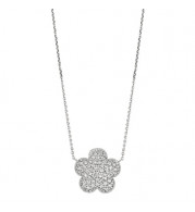Jewelmi Custom 14k White Gold Diamond Necklace