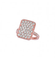 Jewelmi Custom 14k Rose Gold Diamond Ring
