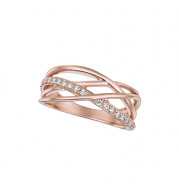 Jewelmi Custom 14k Rose Gold Diamond Ring