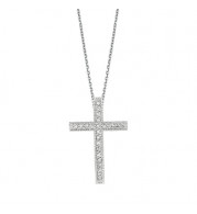 Jewelmi Custom 14k White Gold Diamond Necklace
