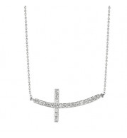 Jewelmi Custom 14k White Gold Diamond Necklace