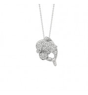 Jewelmi Custom 14k White Gold Diamond Necklace