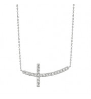 Jewelmi Custom 14k White Gold Diamond Necklace