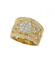 Jewelmi Custom 14k Yellow Gold Diamond Ring