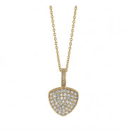Jewelmi Custom 14k White Gold Diamond Necklace