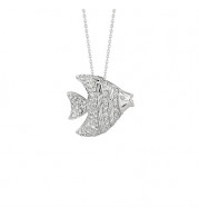 Jewelmi Custom 14k White Gold Diamond Necklace
