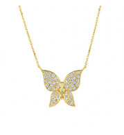Jewelmi Custom 14k Yellow Gold Diamond Necklace