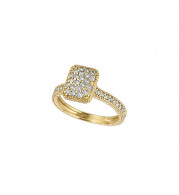 Jewelmi Custom 14k Yellow Gold Diamond Ring