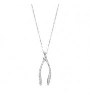 Jewelmi Custom 14k White Gold Diamond Necklace