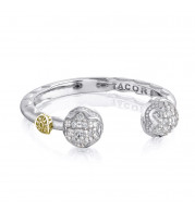 Tacori Sterling Silver Sonoma Mist Diamond Men's Ring - SR209