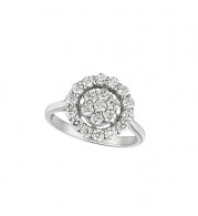 Jewelmi Custom 14k White Gold Diamond Ring