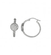 Jewelmi Custom 14k White Gold Diamond Earrings