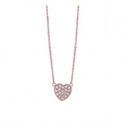 Jewelmi Custom 14k Rose Gold Diamond Necklace
