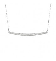 Jewelmi Custom 14k White Gold Diamond Necklace