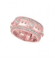 Jewelmi Custom 14k Rose Gold Diamond Ring