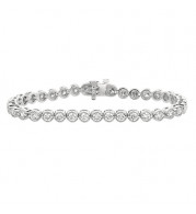 Jewelmi Custom 14k White Gold Diamond Bracelet