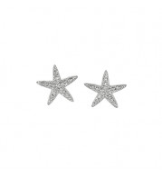 Jewelmi Custom 14k White Gold Diamond Earrings
