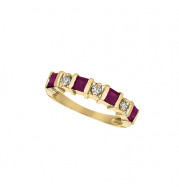 Jewelmi Custom 14k Yellow Gold Ruby Diamond Ring