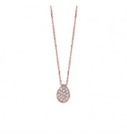 Jewelmi Custom 14k Rose Gold Diamond Necklace