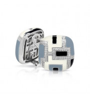 Belle Etoile Art Deco Black Earrings