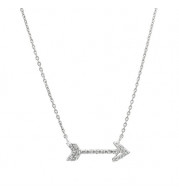 Jewelmi Custom 14k White Gold Diamond Necklace
