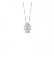 Jewelmi Custom 14k White Gold Diamond Necklace