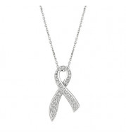Jewelmi Custom 14k White Gold Diamond Necklace