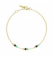 Tacori 14k Yellow Gold Petite Gemstones Women's Bracelet - SB2311949FY