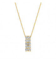 Jewelmi Custom 14k Yellow Gold Diamond Necklace