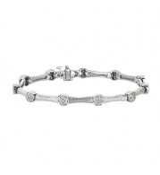 Jewelmi Custom 14k White Gold Diamond Bracelet