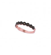 Jewelmi Custom 14k Rose Gold Diamond Stackables Ring