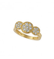 Jewelmi Custom 14k Yellow Gold Diamond Ring
