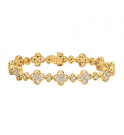 Jewelmi Custom 14k Yellow Gold Diamond Bracelet