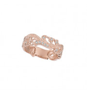 Jewelmi Custom 14k Rose Gold Diamond Ring