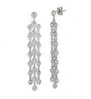 Jewelmi Custom 14k White Gold Diamond Earrings