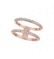 Jewelmi Custom 14k Rose Gold Diamond Ring