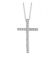 Jewelmi Custom 14k White Gold Diamond Necklace