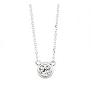 Jewelmi Custom 14k White Gold Diamond Necklace
