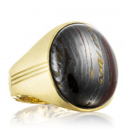 Tacori 18k Yellow Gold Legend Gemstone Men's Ring - MR104Y39