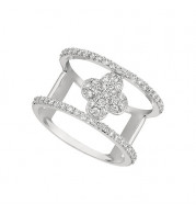 Jewelmi Custom 14k White Gold Diamond Ring