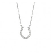 Jewelmi Custom 14k White Gold Diamond Necklace