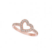 Jewelmi Custom 14k Rose Gold Diamond Ring
