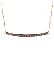 Jewelmi Custom 14k Rose Gold Diamond Necklace
