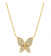 Jewelmi Custom 14k Yellow Gold Diamond Necklace
