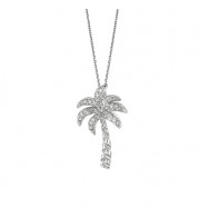 Jewelmi Custom 14k White Gold Diamond Necklace